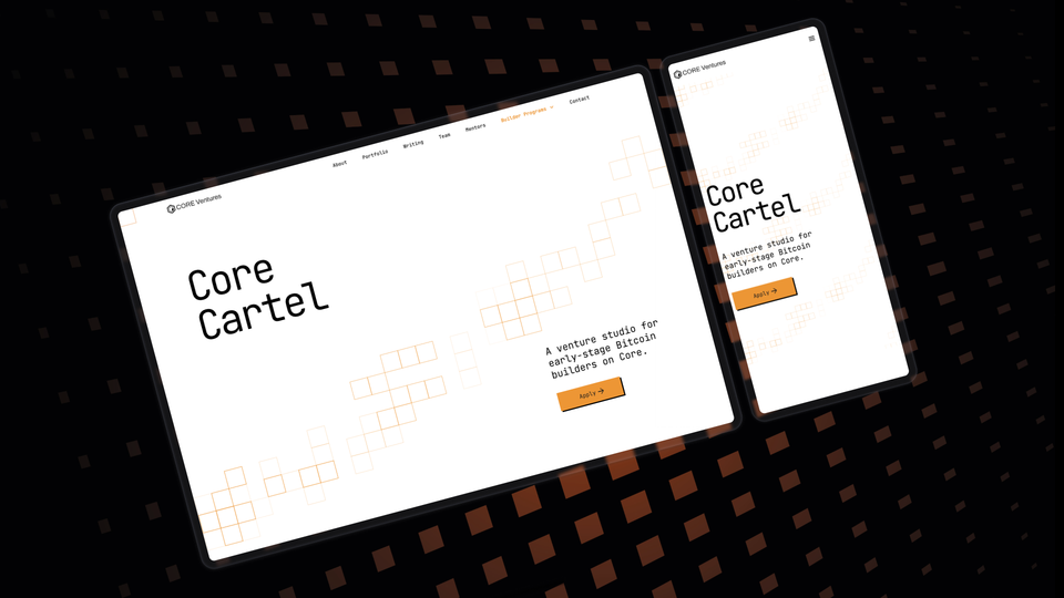 Core Dao - Cartel Web Design key visual