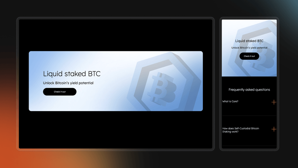 Core Dao - Token2049 Web Design