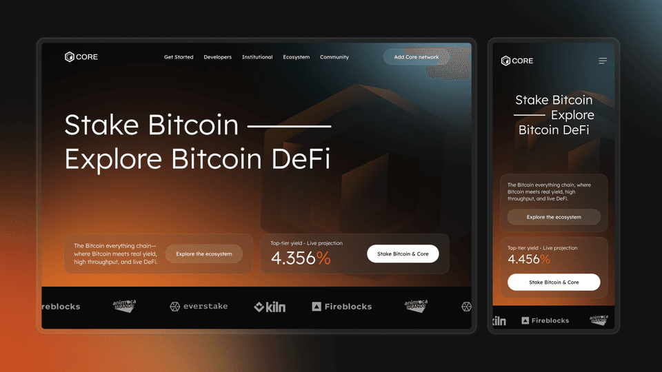Homepage UI detail