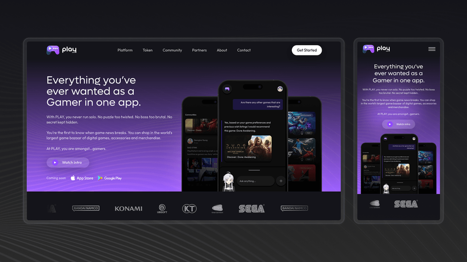 PlayasiaXP - Web Design
