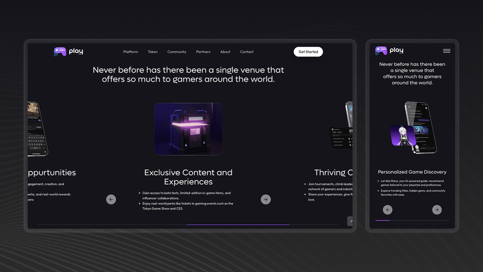 PlayasiaXP - Web Design