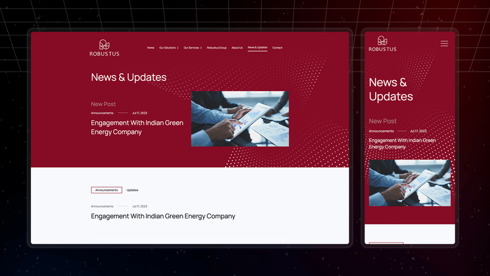 Robustus - Webflow