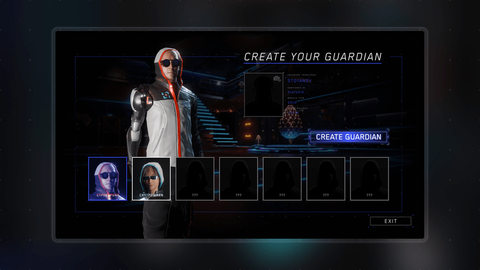 Sentience AI Labs - Game UI Design