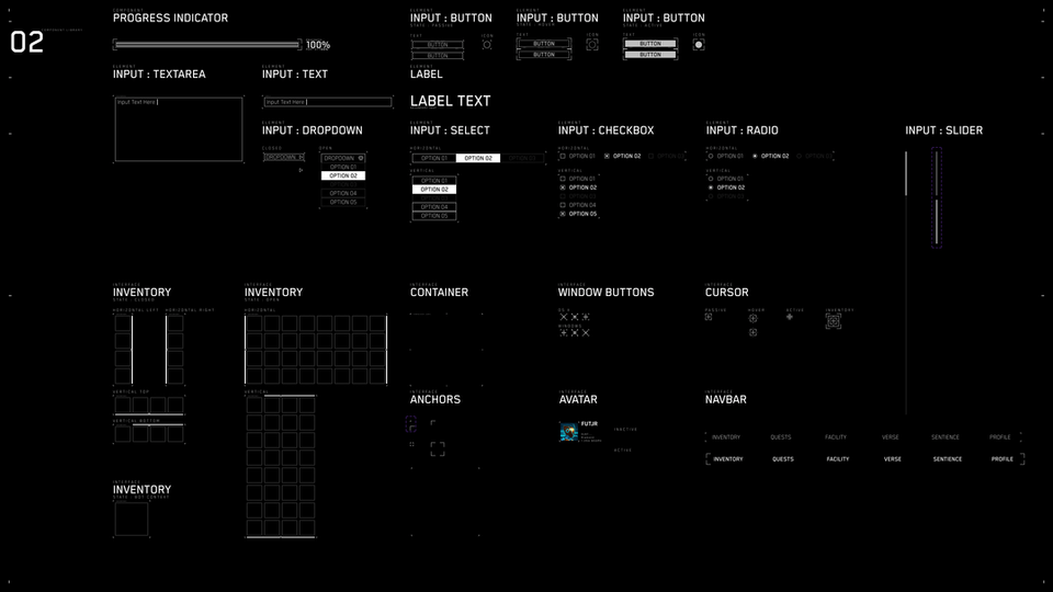 Sentience AI Labs - Game UI Design