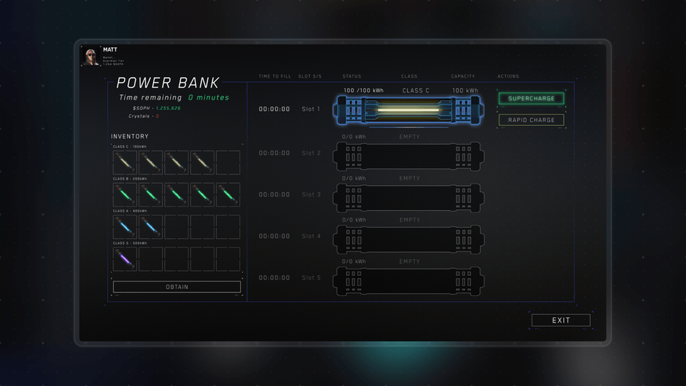 Sentience AI Labs - Game UI Design
