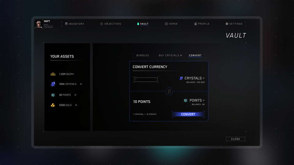 Sentience AI Labs - Game UI Design
