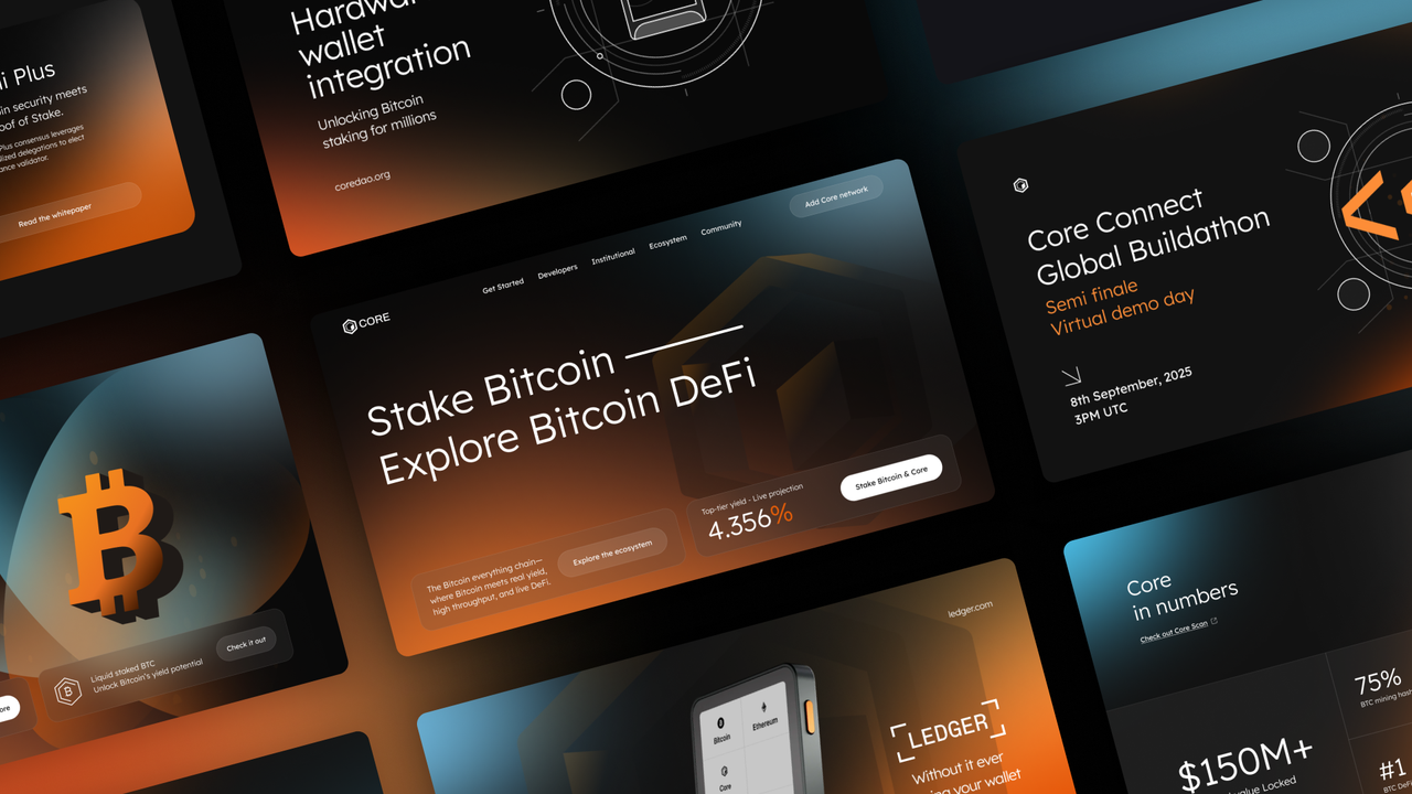 Core Dao brand redesign key visual