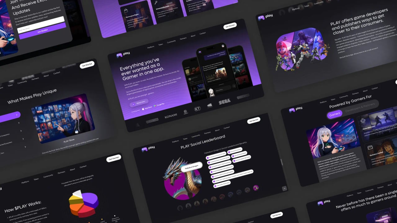 PlayasiaXP web design key visual